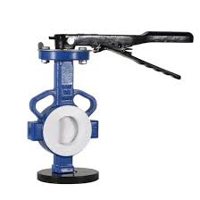 Two Holes Ptfe Wafer Butterfly Valve