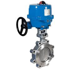 Electric Actuator Ptfe Seat Lug Butterfly Valve